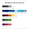tank top color chart - BT21 Merch
