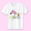 Kawaii Cartoon Bt21 Peripheral Short Sleeved T Shirt Shooky Rj Tata Chimmy Cooky Anime Cute Clothes 11 - BT21 Merch