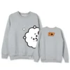 New Bt21Ed Kawaii Anime Y2K Cotton Thin Round Neck Sweater Cartoon Cute Couple Tops Clothing for 25 - BT21 Merch